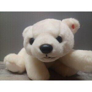 Ty Polar Bear "Chilly" White 1998 13" Soft Beanie Buddies RARE